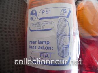 CABOCHONS FEUX ARRIERE FIAT 500 GIARDINIERA