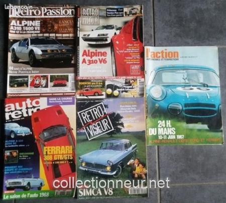 Lot De 5 Revues sur l'ALPINE