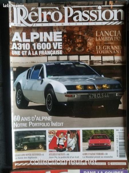 Lot De 5 Revues sur l'ALPINE