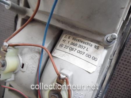 FEU ARRIERE GAUCHE 63211368207 BMW SERIE 7 E23