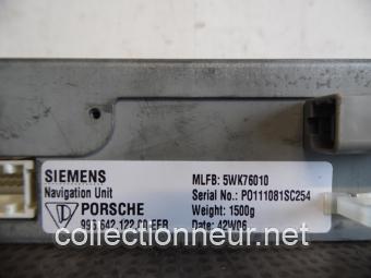 LECTEUR DVD NAVIGATION 99664212200EFR PORSCHE 996 & 986