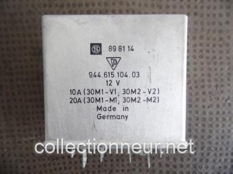 RELAIS 94461510403 DOUBLE MOTOVENTILATEUR PORSCHE 944